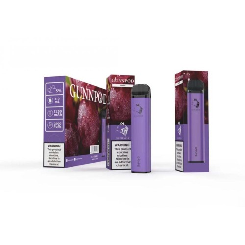 Gunnpod Disposable Vape Vaporizer 2000Puffs