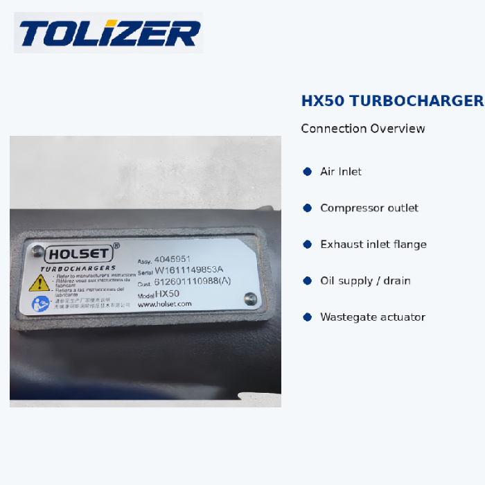 Оптовый турбокомпрессор HX50W 612601110988 для HOWO/Shacman