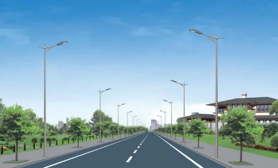 8.5m Single Arm Lighting Pole