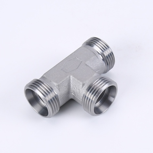 Tube Fittings Hydraulic Adapter Fitting Carbon Steel Compression Tees Factory