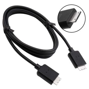 One Connect Mini Cable - BN39-02015A BN96-35817B BN96-35817G Male to Male Samsung Stock Black Cable for Bass Speaker Jack (2 Pcs)