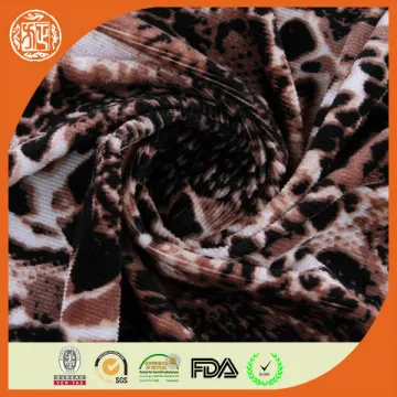 ne w fashion digital printed corduroy 95 polyester 5 spandex fabric