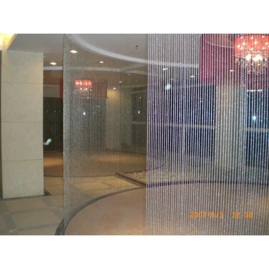 hotel chain link curtain