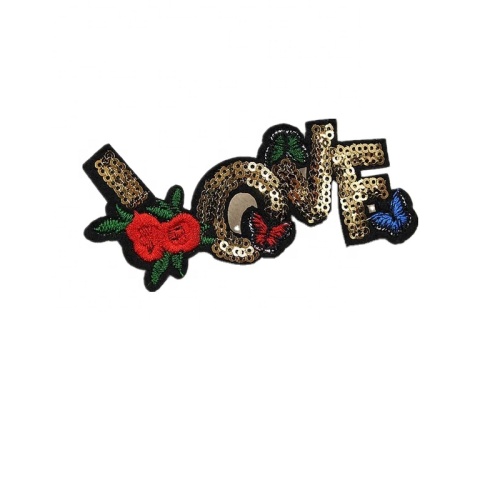 New Design 2 in 1 Sequin Embroidery Letter