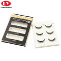 Packaging box for eyelash with hanging hole