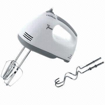 Hand Electric Egg Beater, Includes One-touch Beater Ejection Button