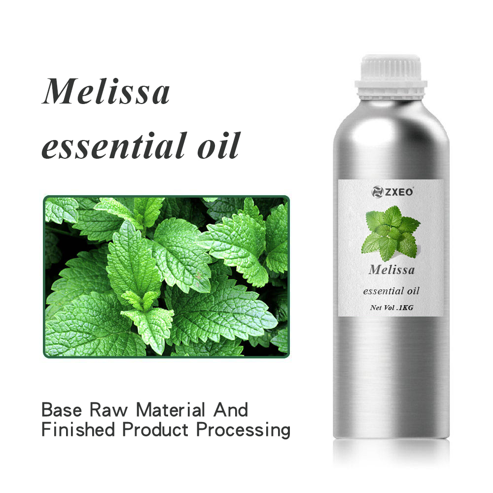 Óleo essencial para Melissa por atacado para difusor 100% de óleo de limão orgânico de melissa pura para massagem e aromaterapia com a pele