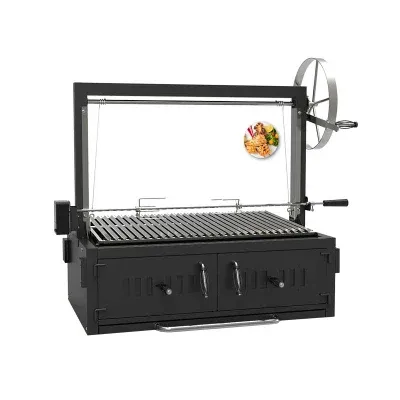 Stable High BBQ Grill Gas Barbecue Grill Food X Large Charcoal Grill