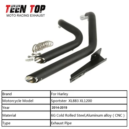 Harley-Davidson Sportster Exhaust Systems by Vance & Hines: Performance Mufflers for XL48, XL883, and XL1200 Models