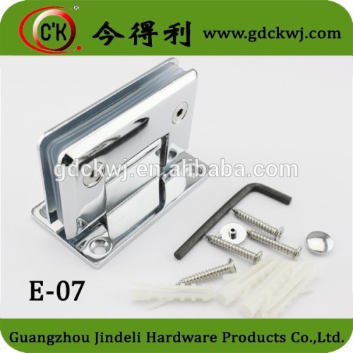 Chorme plated glass door hinge for furniture door hinges price