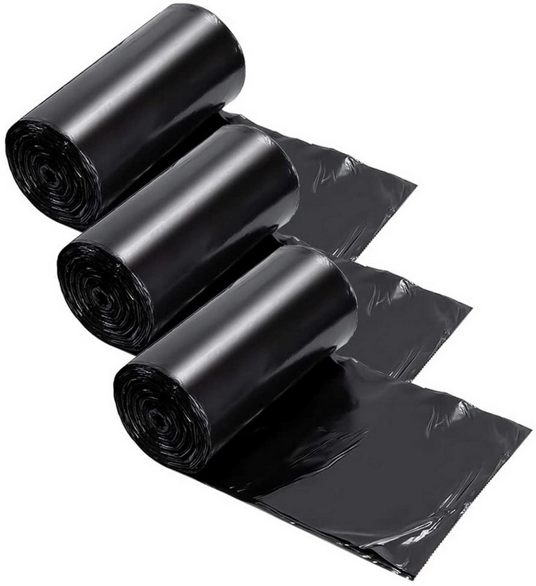 Black Waste Basket Liners Big Plastic Trash Bag