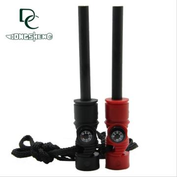 3-in-1 Flint Whistle: Survival Camping Emergency Fire Starter Equipment