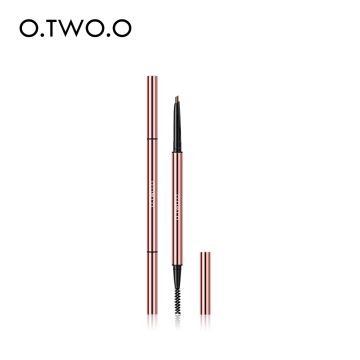6 Colors Triangle Eyebrow Pencil Kit - Best Quality Double Head with Brush