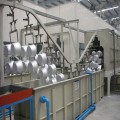 Kitchen utensils non-stick coating spraying line