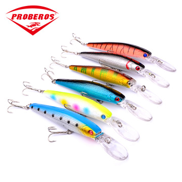 6Color Bait E-commerce: 12.5cm 14g Suspending Jerkbait for Sea Fishing Wholesale