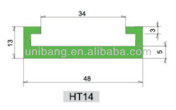 UHMW Nylon Conveyor Wear Strips HT14