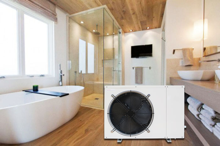 Split Water Machine Compact Split Air To Water Heat Pump, High Quality Compact Split Air To ...