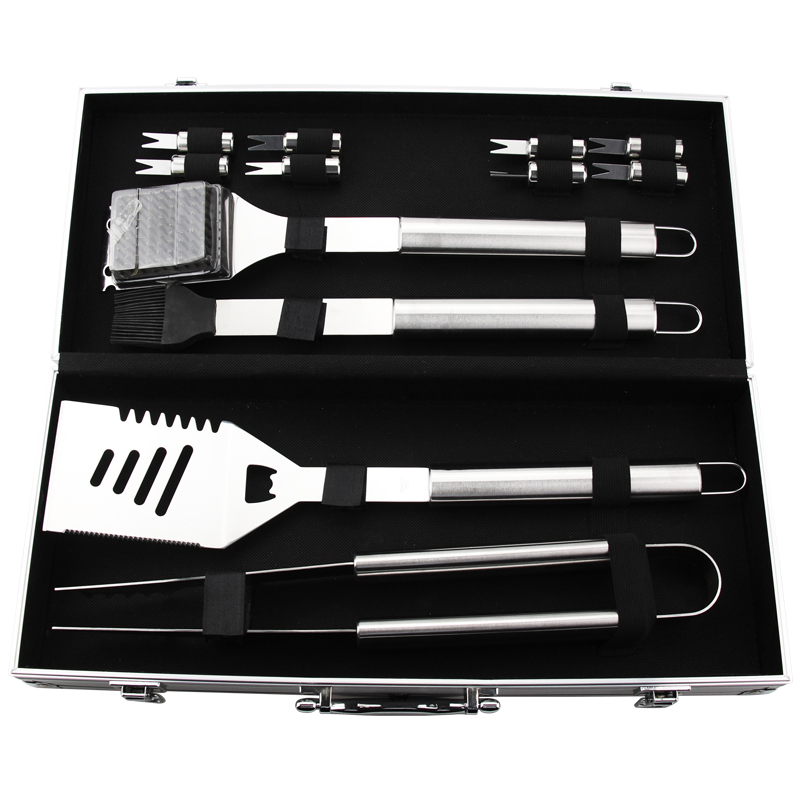 Grill Tools With Aluminum Case