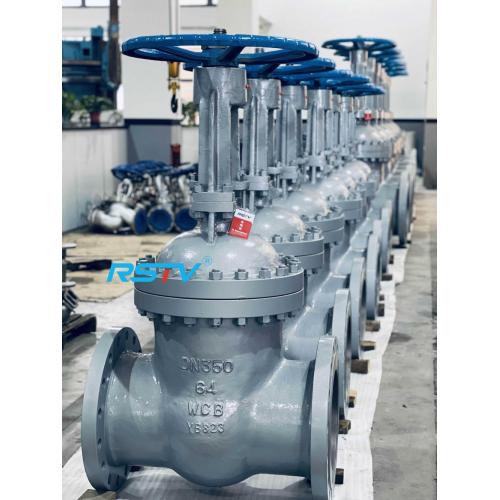 Gate Valve GB/DIN Standard PN64 WCB فلنج DN500