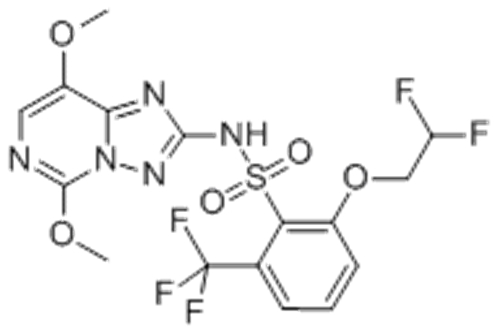 Benzenesulfonamide,2-(2,2-difluoroethoxy)-N-(5,8-dimethoxy[1,2,4]triazolo[1,5-c]pyrimidin-2-yl)-6-(trifluoromethyl)- CAS 219714-96-2