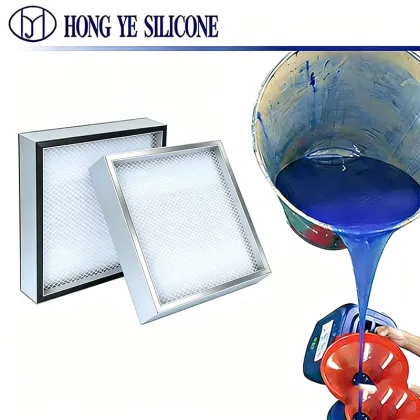 Blue HEPA Liquid Tank Filter Silicone Glue