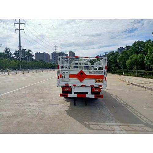 Cilindro de gas pequeño camión de transporte de mercancías peligrosas