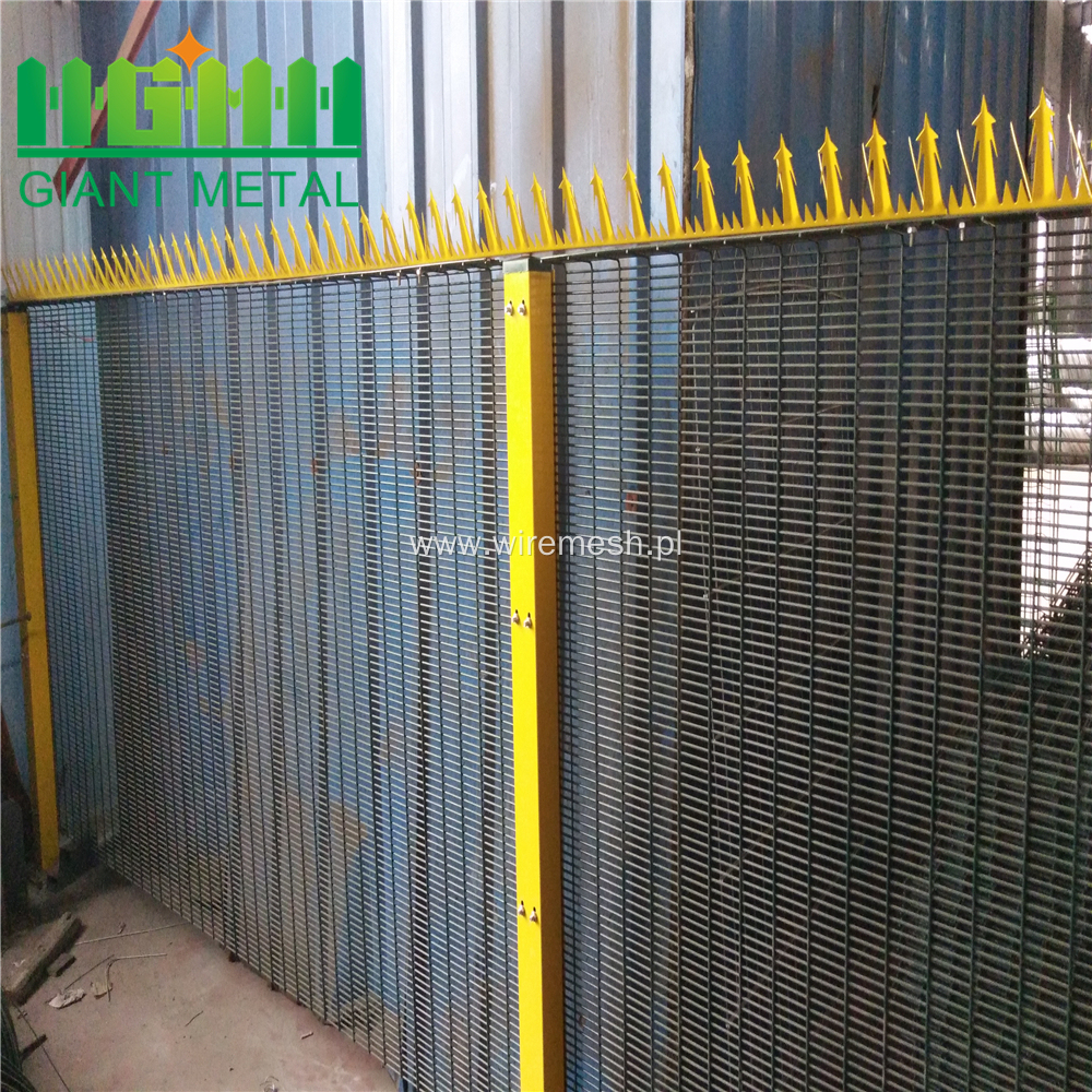 RAL 6005 Green PVC coated 358 Fence Panels