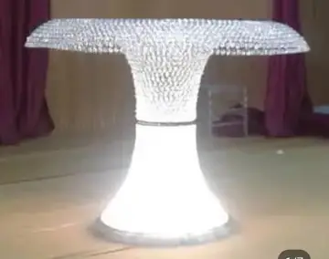 Crystal Bead Wedding Cake Table Decorations