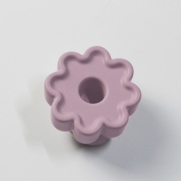 Ceramic Lavender Flower Candle Holders for Home Wedding Festival Decor