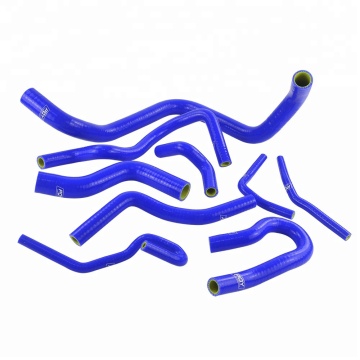 Blue & Yellow Silicone Radiator Coolant Hose Kit for Honda Civic SOHC D15/D16 (EG/EK 92-00) with PQY Logo