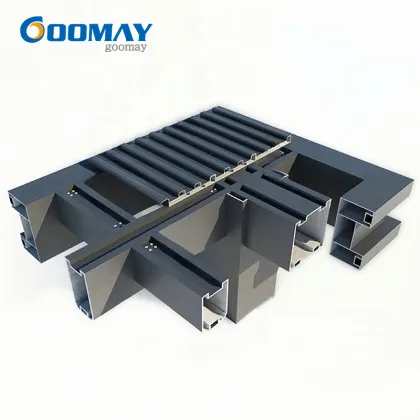Shutter profiles Various designs industrial shutter aluminum profiles