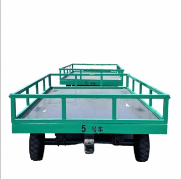 Customizable Small-scale Steel Extendable Flatbed Trailer for Agricultural Use