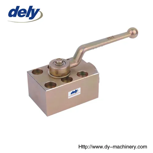 Khp Pkh 2 Way Carbon Steel Thread Plate High Pressure Hydraulic Ball Valve 
