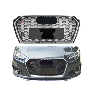 RS4 Style Honeycomb Front Grill for Audi A4/S4 B9 2017-2019
