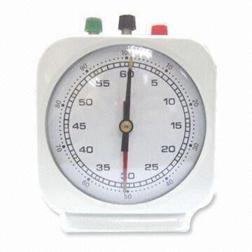 Stop Clock with Mechanical Movement and Metal Case