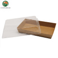 Bandeja de embalaje de alimentos de papel kraft biodegradable