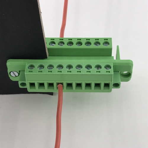 9 way through wall panel plug-in terminal block