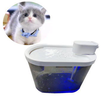 2024 Smart Pet Water Fountain with 360 Degrees Ladar Sensor - Unplugged Cat Bowl Dog Feeder