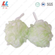 Two color charming mesh bath ball