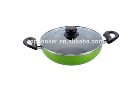 New design Aluminium Press Nonstick Coating Electric Wok