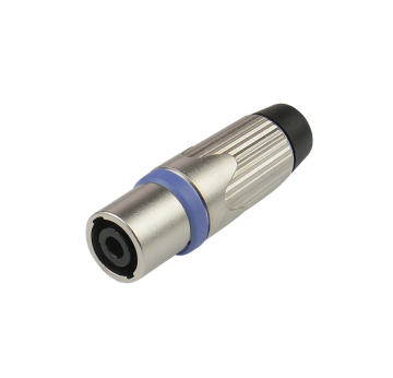 2-4 pin Speakon konektör adaptörü: dişi ila erkek metal fişi