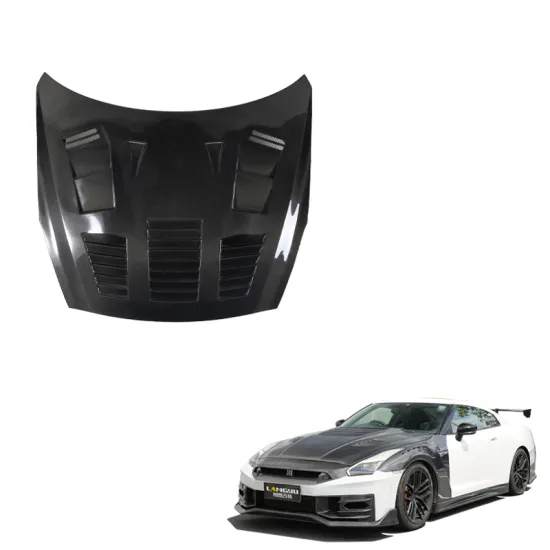 Langyu 2008+ Carbon Fiber Engine Cover for Nissan GTR-R35 B Style Hood