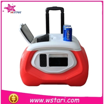 Trolley wheeled rolling refrigerated cooler box bags,food thermo case bag