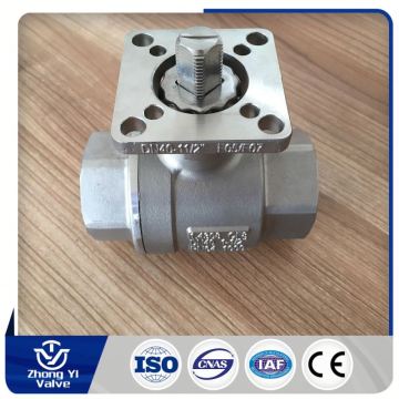 OEM Chinese factory stainless steel 2-piece 1000wog ss316 ball valve with handle