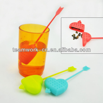 New style promotion heart shape tea infuser wedding favor