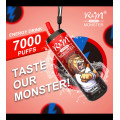 7000パフ良いVape R＆M Monster Factory