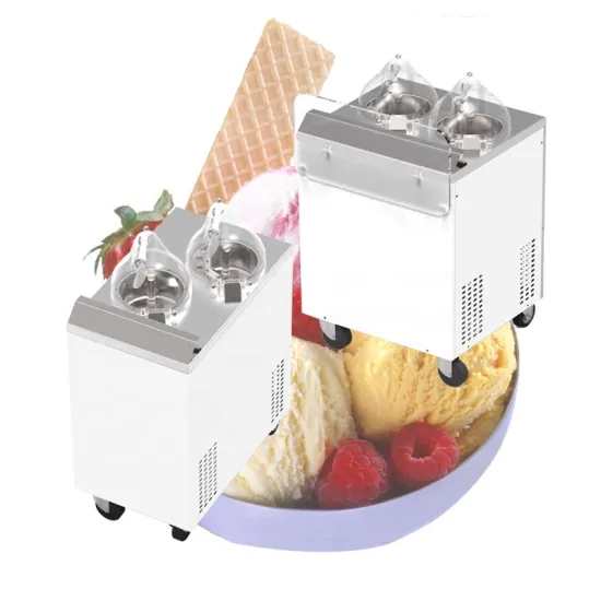Mobile Hard Ice Cream & Sorbet Smoothie Gelato Making Machine - Front Bar Commercial Maker