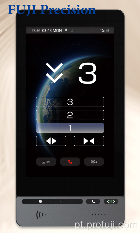 Fuji-8208 Touch semi incorporado Caixa de controle da escada da villa