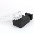 1oz Empty Glass Transparent Refillable Perfume Bottle Square