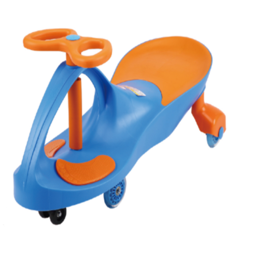 Carro de brinquedo de balanço infantil com roda de flash